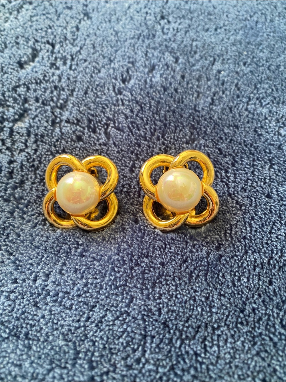 Vintage Christian Dior Clip On Earrings